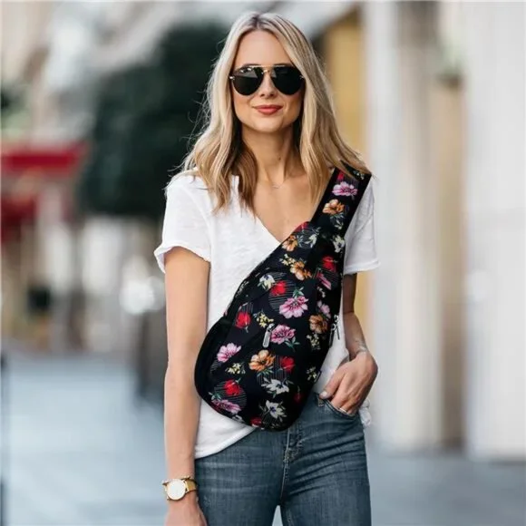 Sling Backpack Multipurpose Crossbody Bag Sling Bag Daypack - Picture 2 of 6